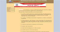 Desktop Screenshot of alexindia.co.in